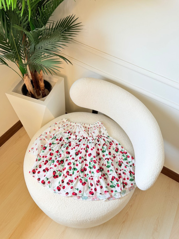دامن آلبالو و گیلاس جنس بوگاتی🍒