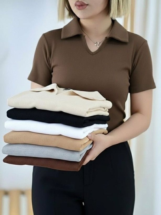کراپ زنانه یقه مردونه فانریپ کبریتی