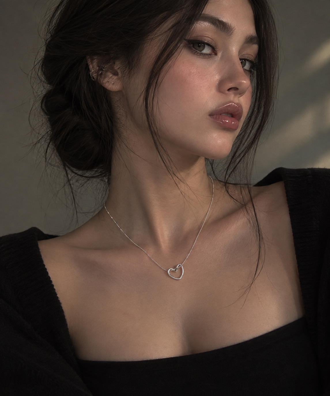 گردنبند دفرمه قلب